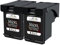 PZPSEQGM Qsyrainbow wiederaufbereitet 302XL Tintenpatron(2pcs Black)