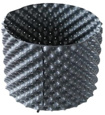 EasyByMall Air Root Pot d'élagage 40 x 30 cm, pot de fleurs amovible en plastique pour jardin, pelouse, récipient réutilisable pour la propagation, la germination, la transplantation avec vis