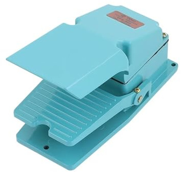 SMGLRUEAT Interruttore a pedale industriale momentaneo in metallo antiscivolo AC 250V 15A TFS-302