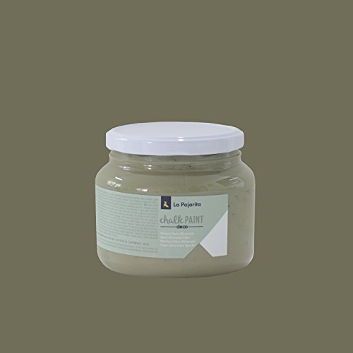 La Pajarita 105791 Pintura para Decoración y DIY, Chalk, 1, Verde (Agave), 500 ml