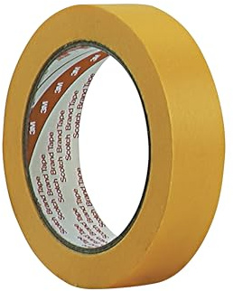 Scotch Hochleistungsabdeckband 244, Gold, 30 mm x 50 m, 0.08 mm, 8 Rollen