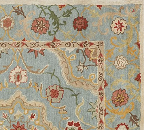 (152x244cm) Leslie Tappeto Fatto a Mano Tradizionale Orientale in Lana & Persiano Blu