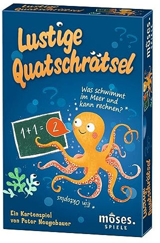 moses. Lustige Quatschrätsel | Kartenspiel | Worträtsel für Kinder ab 6 Jahren, Yellow