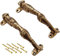 ESPLANADE - Jaguar/Tiger - Brass Door Handles | Home Decor | Door Decor | Door Pull | Door Accessories | Door Handle Sets - 7.5 Inches