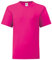 Fruit of the Loom Kids Iconic T-Shirt Größe 104-164, Farbe:Fuchsia, Größe:152