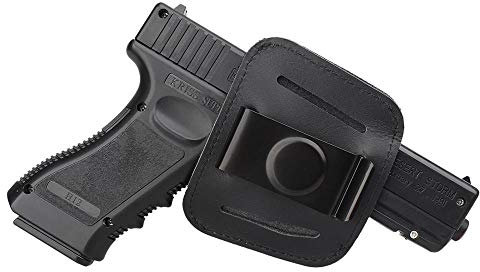Gexgune Jagdholster Schwarze Pistolenholsterclip-Tasche für G1ock 17 18 19 1911 Beretta 92 Pistole Taktische IWB OWB Lederholster