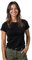 ALPIN LOACKER Merino Shirt Damen Kurzarm und Poloshirt I atmungsaktives Funktionsshirt schnelltrocknend für Sport und Wandern I Merinowolle Tshirt und Thermooberteil, Schwarz M