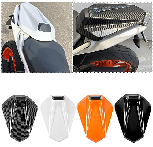 Fayedenicy Motorrad-Soziussitzabdeckung für den Soziussitz, Harter ABS-Motorverkleidung, Heckabschnitt für Duke 125 Duke125 2017-2022 Duke 250 Duke250 2021-2022 Duke 390 Duke390 2017-2023 (Schwarz)