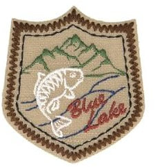 mdc Blue Lake Aufnäher zum Aufbügeln, 5 x 5 cm, 3 Stück