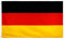 MOGADEE® Deutschland Flagge, 90 * 150cm Deutsche Fahne, Wetterfeste mit Messingösen, Waschbar, Geeignet für Innen- und Außendekorationen und Sportveranstaltungen