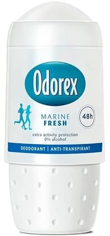 6er Pack - Odorex Unisex Deodorant Roll-On - Marine Fresh - 50ml