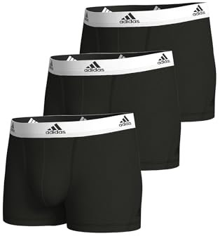 adidas Lot de Boxers (3pk) -4A1M02 sous-vêtement, Noir 6, 3 Homme