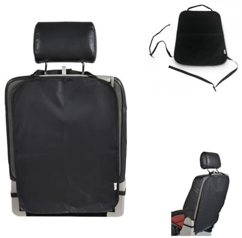 Cangaroo Autositzschutz Universalschutz, abwaschbar Polyester Rückenlehnenschutz, Farben:schwarz