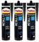 Pattex Montage Metall, starker Montagekleber für Metall, Buntmetall und Spiegel, Baukleber für alle Materialien*, elastischer Metallkleber für innen und außen**, 3x325g