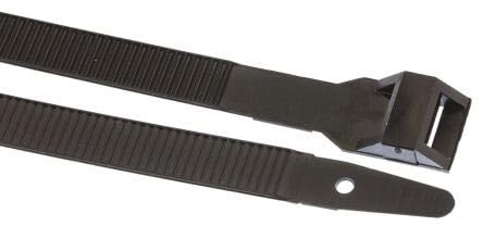 HellermannTyton - Set von 100 schwarzen Installationskabelbindern PA66 750X9mm ROBUSTO LPH750