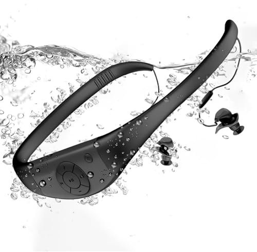 Tayogo Auriculares Natacion,Auriculares Acuaticos IPX8,Bluetooth 5.3,con Reproductor MP3 Incorporado, Memoria de 32 GB, Carga Magnética y 15 Horas de Autonomía, para Nadar Correr Ciclismo