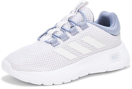 adidas Cloudfoam Comfy Elastic Lace, Zapatillas Mujer, Dash Grey White Silver Violet, 36 EU