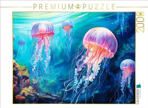 CALVENDO Puzzle Quallen | 2000 Teile Lege-Größe 90 x 67 cm Foto-Puzzle für glückliche Stunden