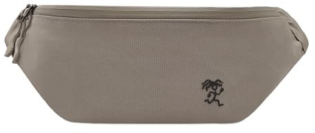 FUCHS & REBELL® Hip Bag Fiete - Durchdacht & Nachhaltig – Stylische Crossbody Brusttasche mit Magnetschnalle, flexiblem Gurt & Anti-Diebstahl Fach für Festival – Wasserabweisend - 2,5L (Beige)