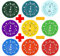 Sprifityy Mathe Fidget-Spinner,Handspinner sensorisches Spielzeug,Fidget-Lernspielzeug,Mathe Fakten Fidget Spinner,interaktives Lernspielzeug (Addition und Subtraktion)