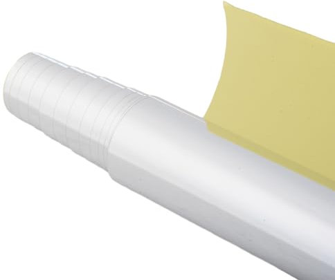 HpLive Selbstklebende Spiegelfolien 0,5x2m Spiegelwand Aufkleber DIY Wanddekoration Abnehmbar PET Wandspiegel für Schlafzimmer und Badezimmer(0.1MM)