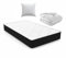 Luxirest Matelas 90x190,Ensemble Matelas et Couette et Oreiller,Matelas 1 Personne 15cm Épaisseur(Pack Matelas 90x190cm)