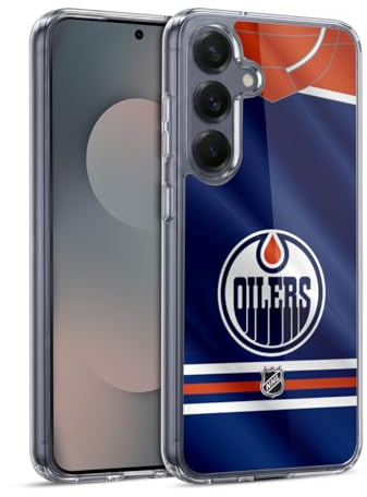 Head Case Designs Offizielle NHL Jersey Edmonton Oilers Gelhülle [Militärischer Schutzgrad] Kompatibel Mit Samsung Galaxy S25 Und Kompatibel Mit MagSafe