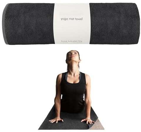 Yoga Mat Towel for Hot Yoga Non-Slip Hot Pilates Mat Towel Gym Sweat Towel