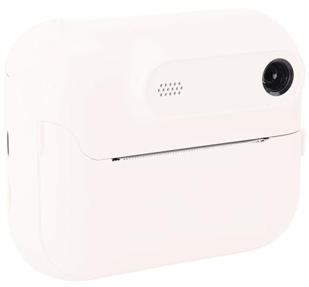 Cámara de Impresión Instantánea para Niños, 48MP 1080p HD 6X Zoom Cámara Digital para Niños para 3 4 5 6 7 8 9 Niños de 10 Años Niños, Estampados en y Negro de Bricolaje (Beige)