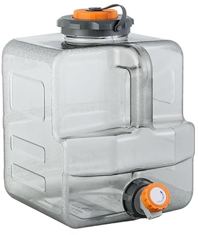 Sparkstarses 8L bidon d'eau avec Robinet, Canister d'eau de Camping Compatible avec Pompes à Eau électriques, réservoir d'eau Portable pour Camping, Outdoor, pêche, fête, VR, Cuisine et Jardin
