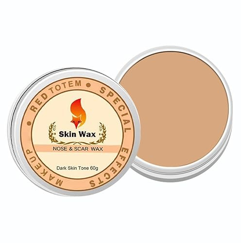 Make-up Narben Wax, Scar Narben Wachs, Hautwachs, Halloween Special Effects Stage Fake Wound Molding Skin Wax, professionelles Modellierwachs zur Gestaltung von Halloweenwunden, 60g