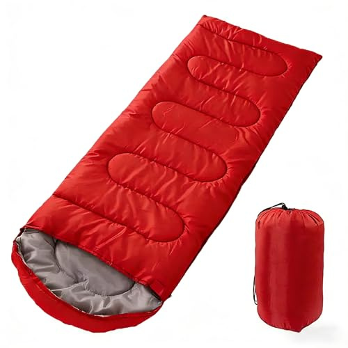 SNZ Schlafsack für Erwachsene & Kinder - 4 Jahreszeiten Camping Schlafsack - Wasserdicht, Atmungsaktiv, Ultralight mit Tragetasche - für Sommer/Frühling/Herbst/Winter Outdoor, Reise, Trekking