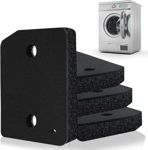 4 Sockelfilter für Miele T1 Wärmepumpentrockner 9164761 | 4 Stück, 207 x 157 x 30 mm, passend für Miele T1 Trockner, werkzeugfreier Wechsel, waschbar & wiederverwendbar