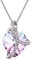 Angelady Collier Coeur, Améthyste pour Femme Collier Pendentif Coeur, Wrap Infinity Eternity, Cadeau Femme Maman Noël de Bijoux-avec Boîte Cadeau de Bijoux