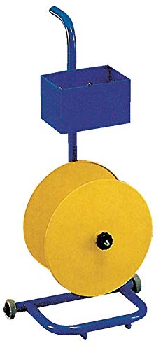 Portabobine smontabile per reggia plastica con ruote