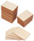SUPVOX 60 Pezzi Di Legno Rettangolare 7.6x5.1cm, Fette Di Legno Naturale Per Fai-Da-Te, Artigianato, Decorazioni Per Casa E Eventi