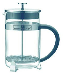 Pressstempelkanne Edelstahl - Borosilikatglas - verschiedene Größen (800 ml)