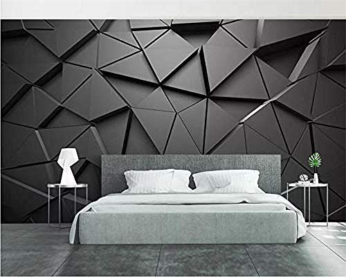 Géométrique abstraite triangle gris série créative hd imprimer peinture murale panneau grande image murale papier peint chambre salon salon fond non tissé, 400 x 280 cm