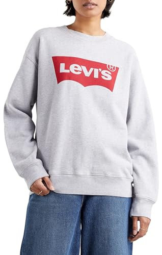 Levi's Graphic Standard Crewneck, Donna, Grey Heather, M