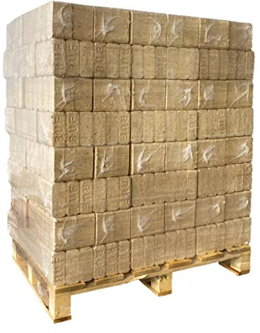 Feuerpracht Premium RUF Holzbriketts Palette 960KG (96x10KG) (Inkl. Qualitätsvideo)