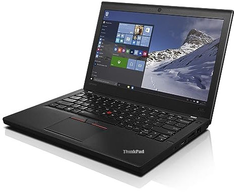 Lenovo ThinkPad X260 12,5 HD Intel Core i5 256 Go SSD Disque dur 8 Go Mémoire Windows 10 Pro Webcam Ordinateur portable (reconditionné)