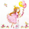 Serviette Cute Princess, 20 Stück