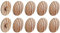cyclingcolors 10x Abdeckkappen Schrauben Naturholz 18 mm rastex minifix 15 schraubenkappen, Kiefer