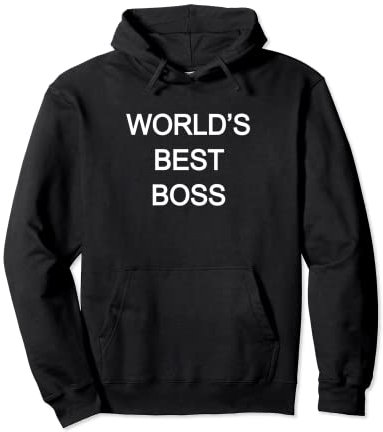 Tasse à café humoristique « World's Best Boss » Sweat à Capuche