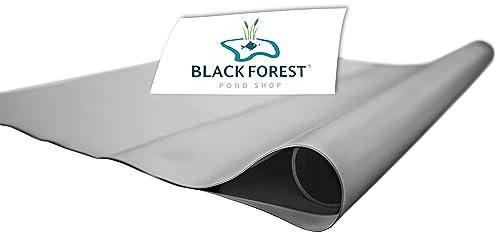 Black Forest Pond Shop SIKA PVC Teichfolie grau 1 mm 6 x 12 m DIY für Teich Schwimmteich Gartenteich - Made in Germany 6x12m
