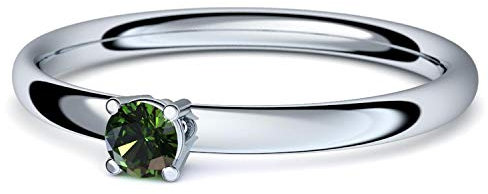 Platin Ring Turmalin 950 + inkl. Luxusetui + Turmalin Ring Platin Turmalinring Platin (Platin 950) - Concinnity Amoonic Schmuck Größe 56 (17.8) AM161 PL950TUFA56