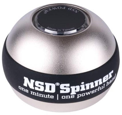 NSD Spinner Titan PB-888A: Handtrainer, Schwarz, Aluminium, Kugel, Schwer, Handmuskeltrainer, HAND_STRENGTHENER