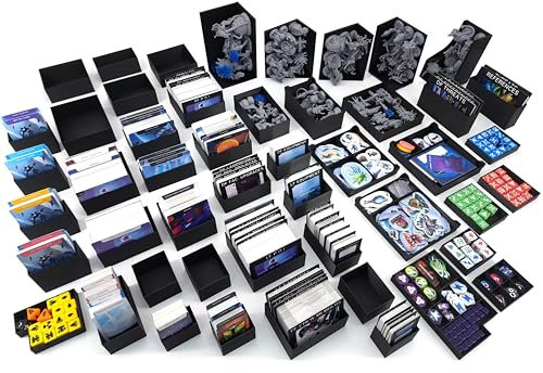 ISS Vanguard - Brettspiel-Einsatz Insert Organizer (Keine zusätzlichen Kartenunterteiler)