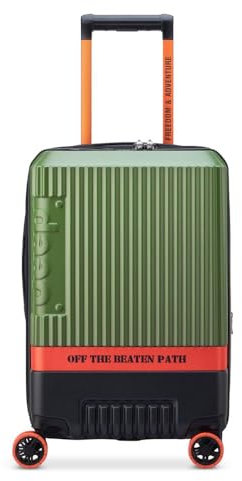 DELSEY Jeep - JH001A - Valise Cabine Rigide 55 cm x 35 cm x 23 cm - 36 L - Green