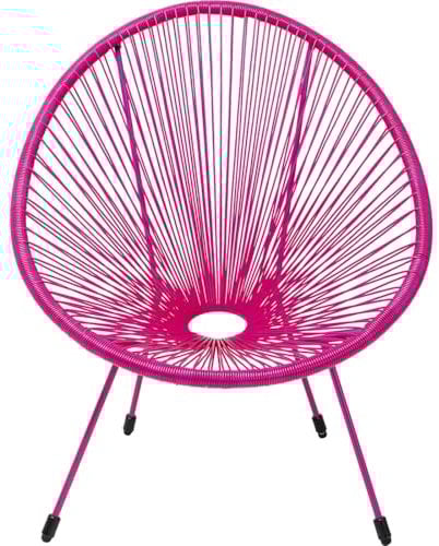 Kare Design Fauteuil de Jardin Acapulco Mono Rose